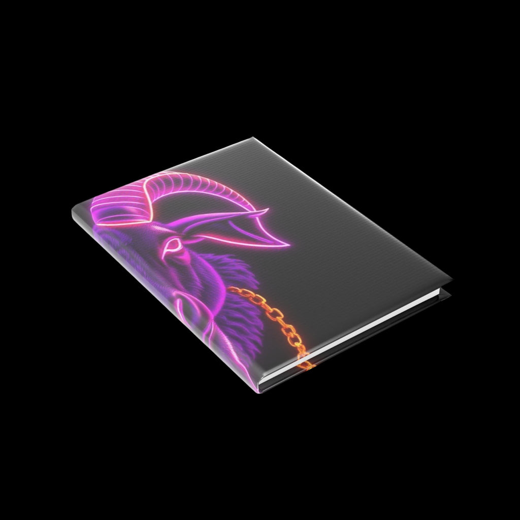 Royal Aura: The Goat Hardcover Notebook with Puffy Covers by Printify