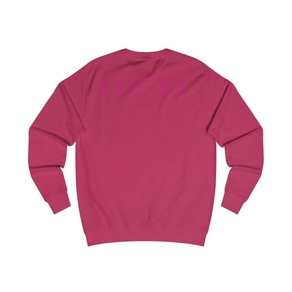 777 Minimalist Sweatshirt — Hot Pink