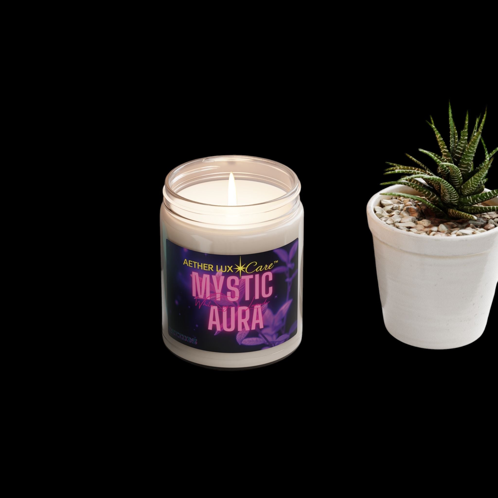 Mystic Aura (White Sage + Lavender) 9oz. by Printify