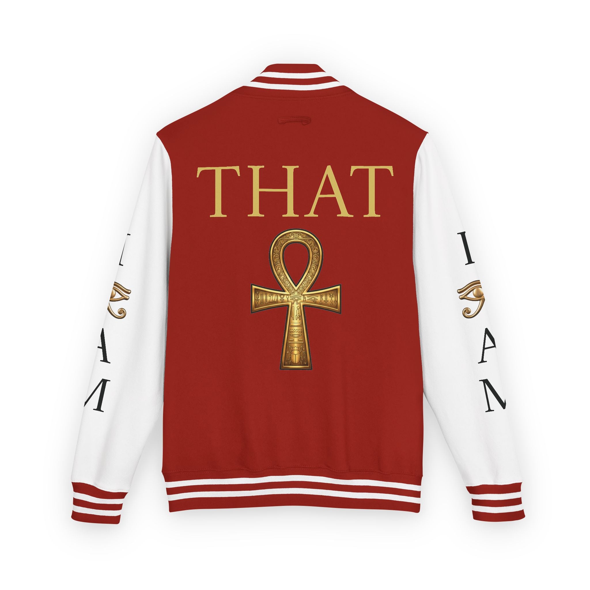 I Am That I Am Ankh Letterman Jacket