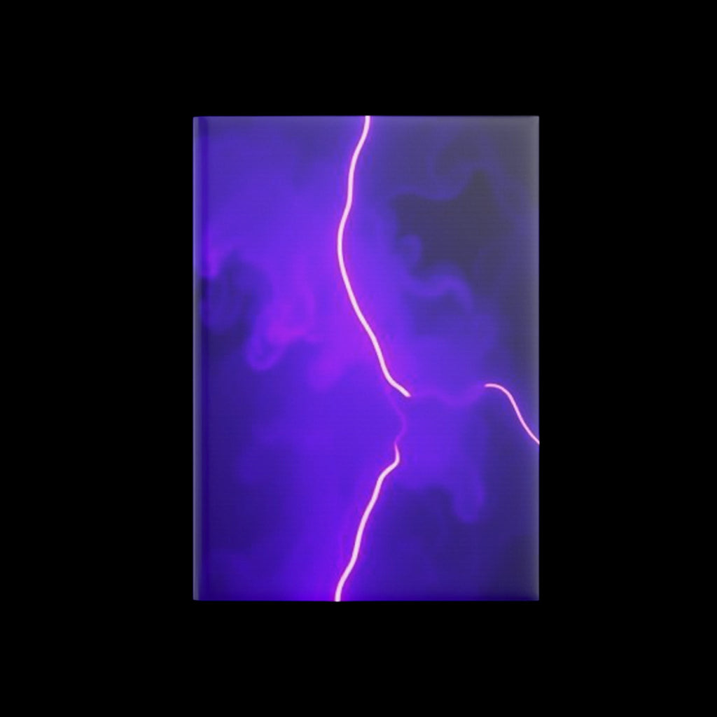 Royal Aura: Thunder & Lightening Hardcover Notebook with Puffy Covers by Printify