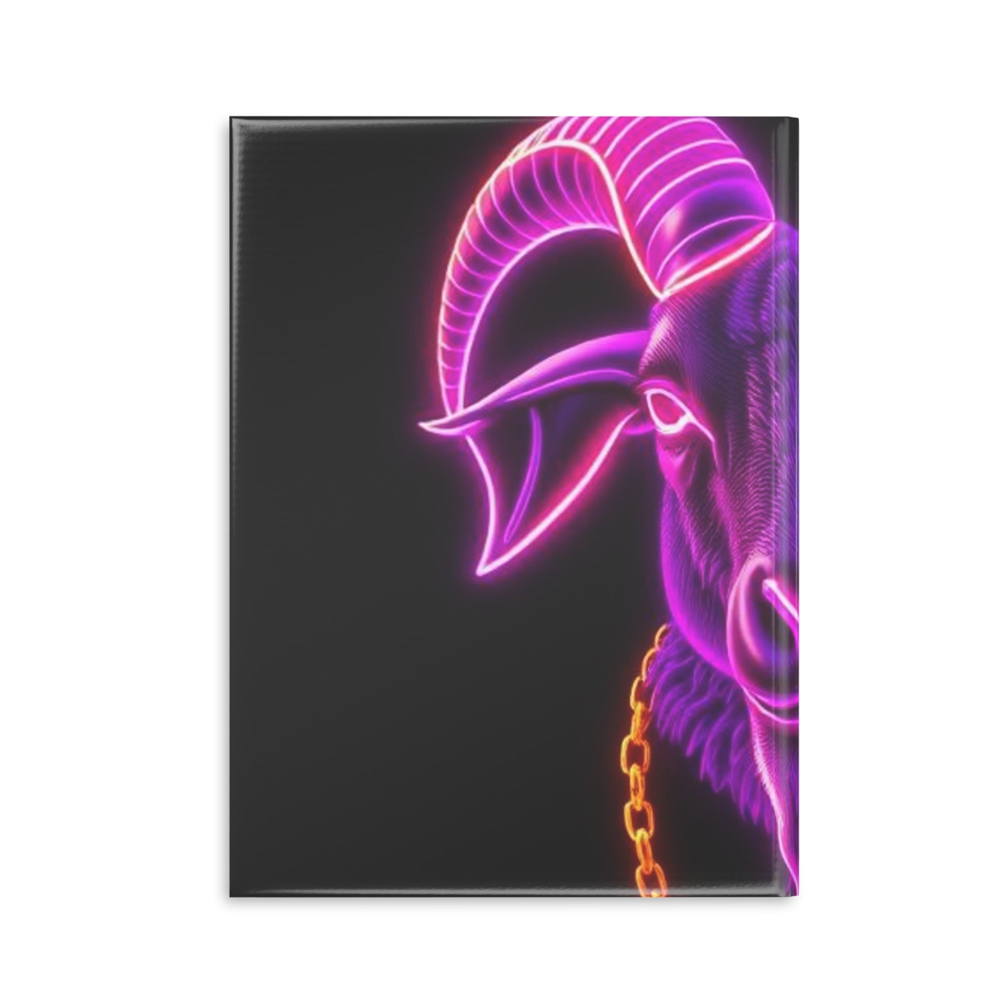Royal Aura: The Goat Hardcover Notebook with Puffy Covers