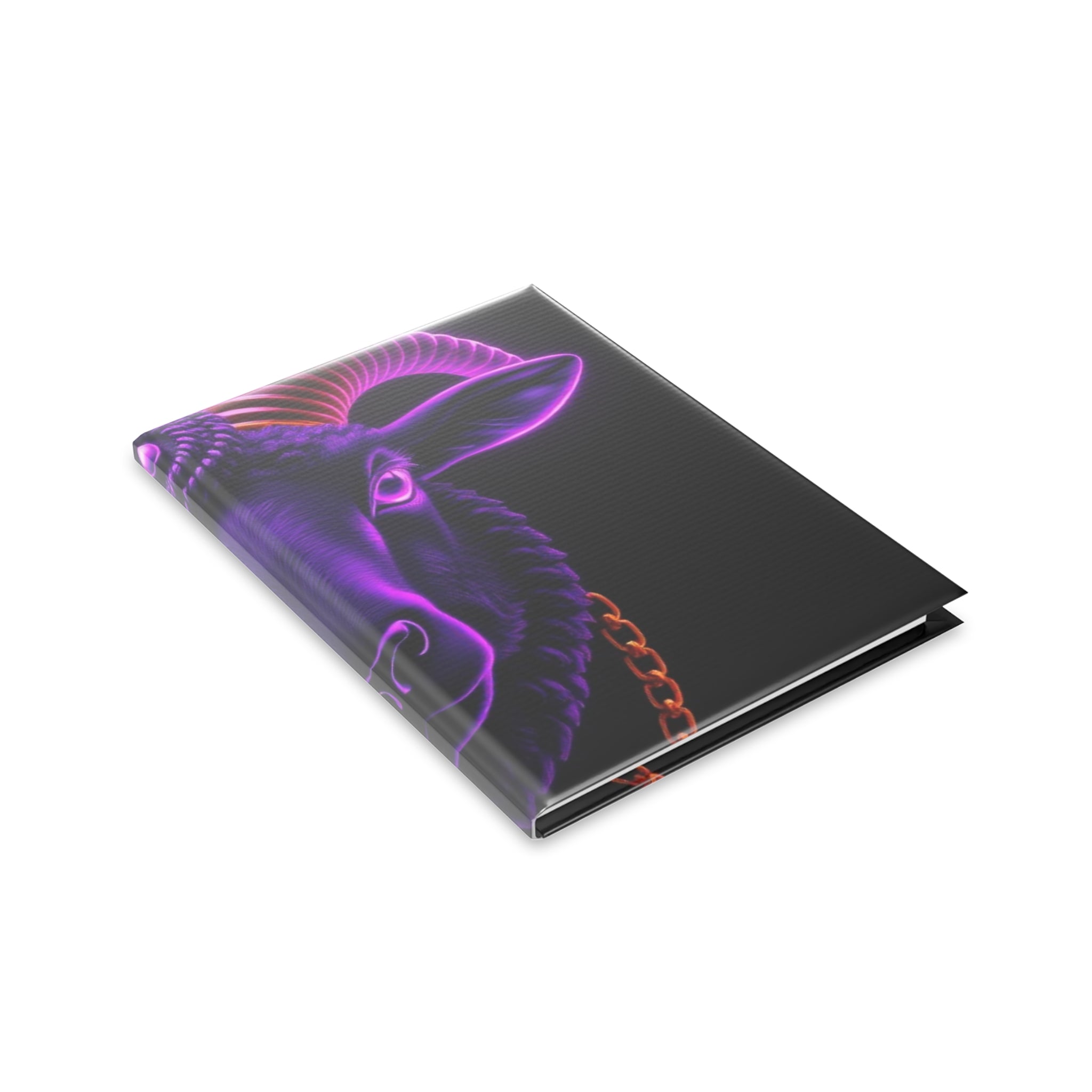 Royal Aura: Black Sheep Hardcover Notebook with Puffy Covers by Printify