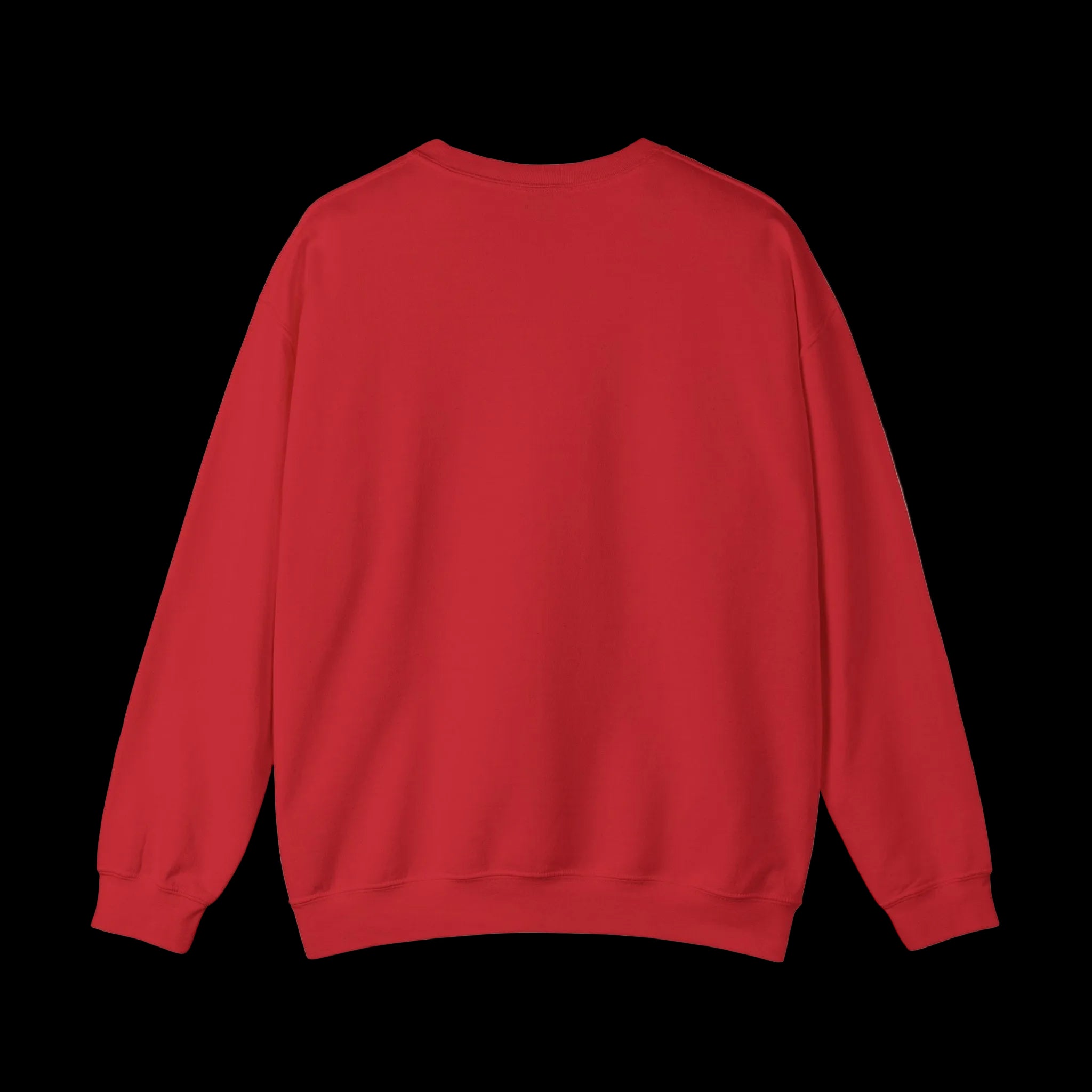 777 Crewneck Sweatshirt — Red by Printify