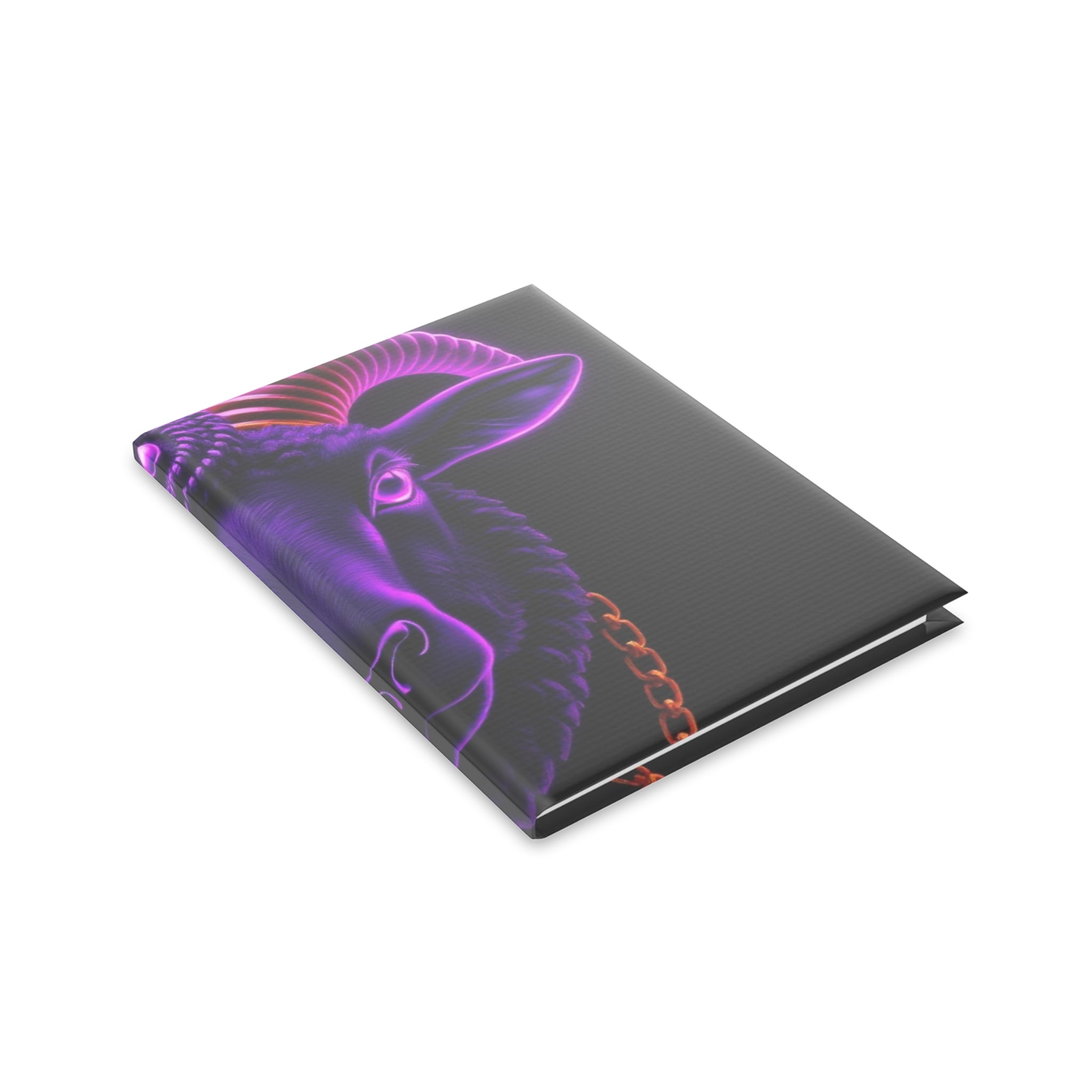 Royal Aura: Black Sheep Hardcover Notebook with Puffy Covers by Printify