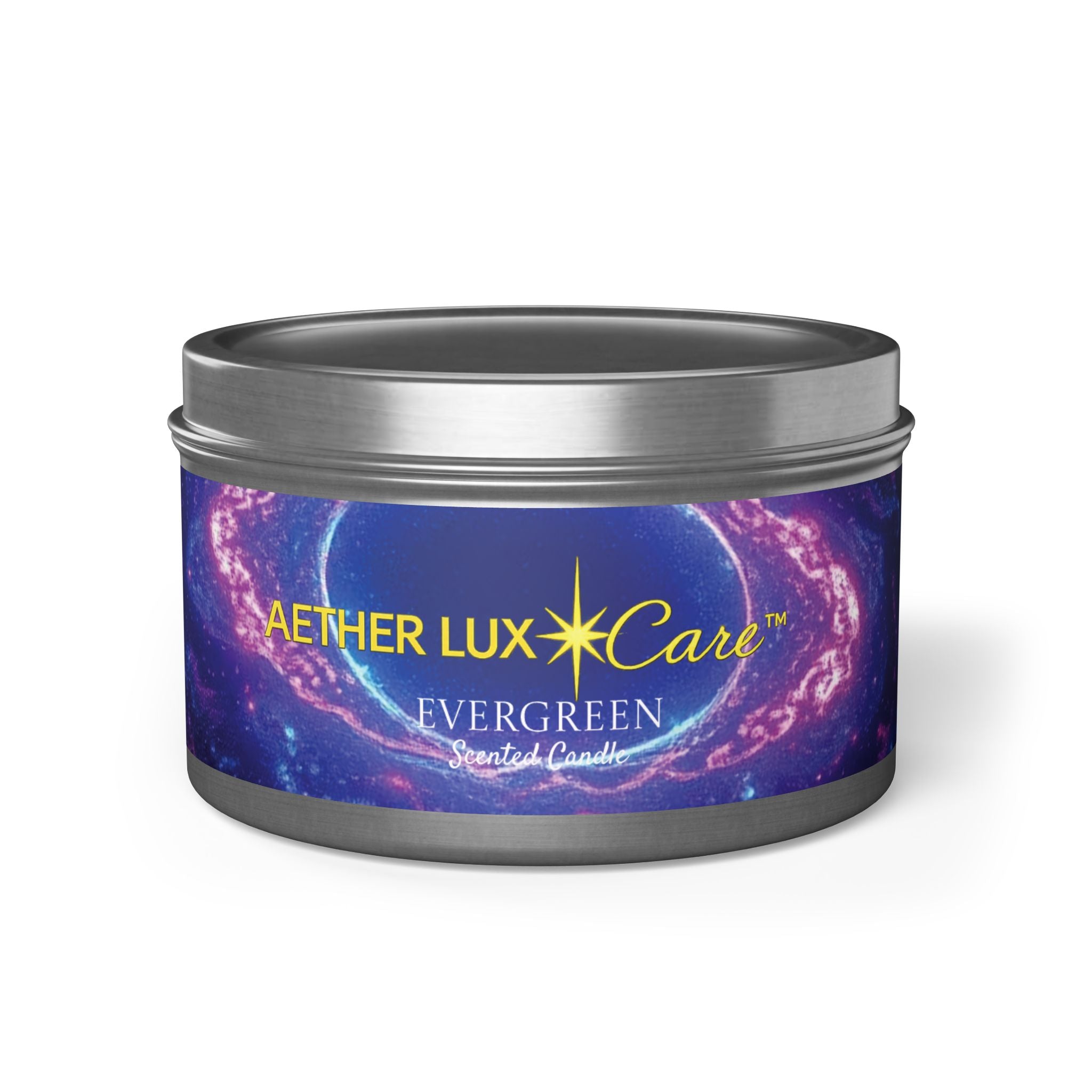 Evergreen Tin Candles