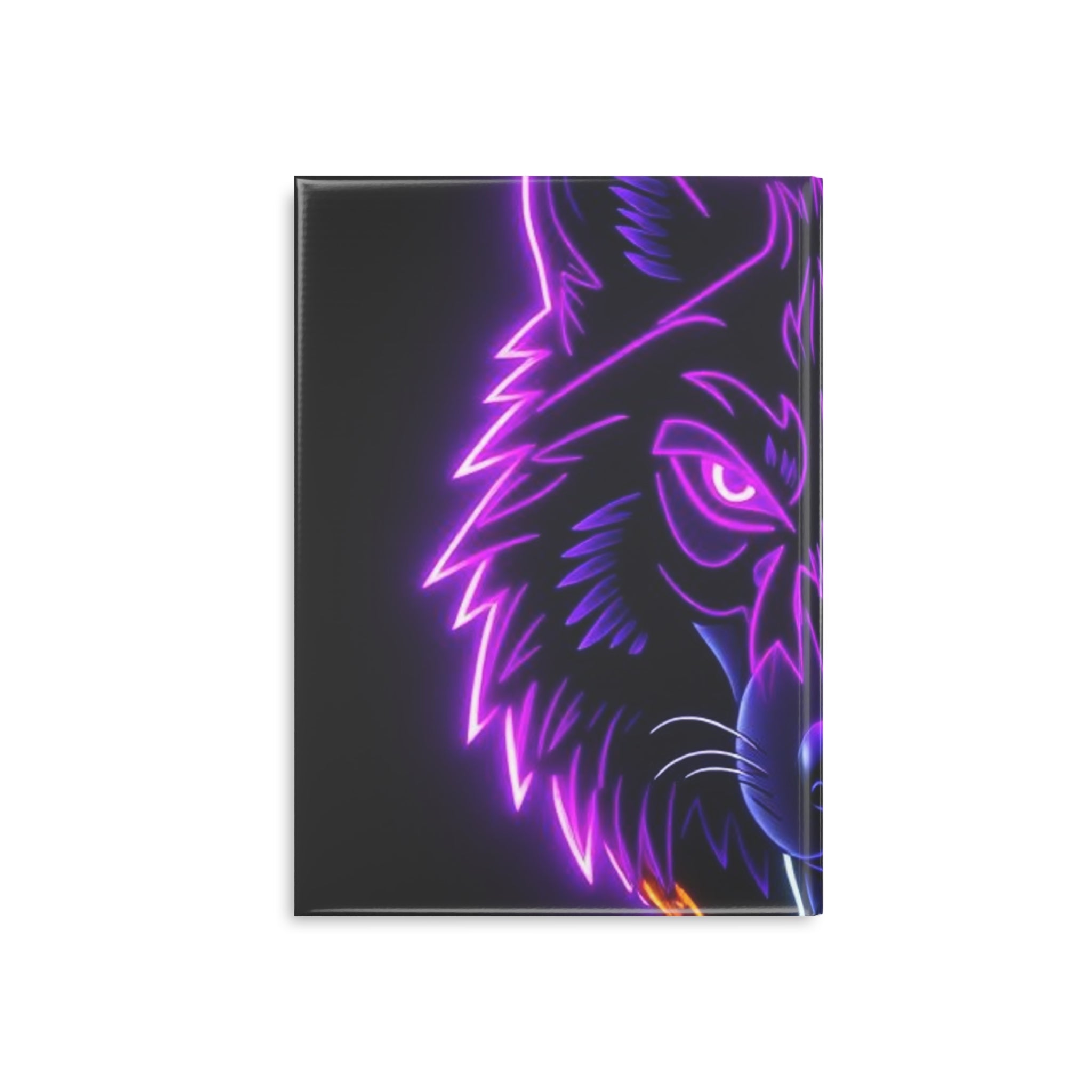 Royal Aura: Lone Wolf Hardcover Notebook with Puffy Covers