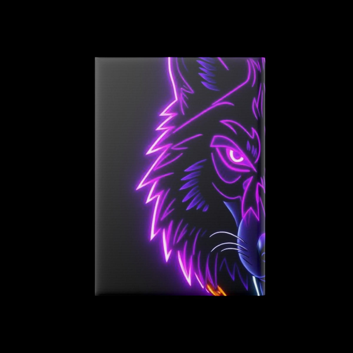 Royal Aura: Lone Wolf Hardcover Notebook with Puffy Covers - AetherLux.Shop