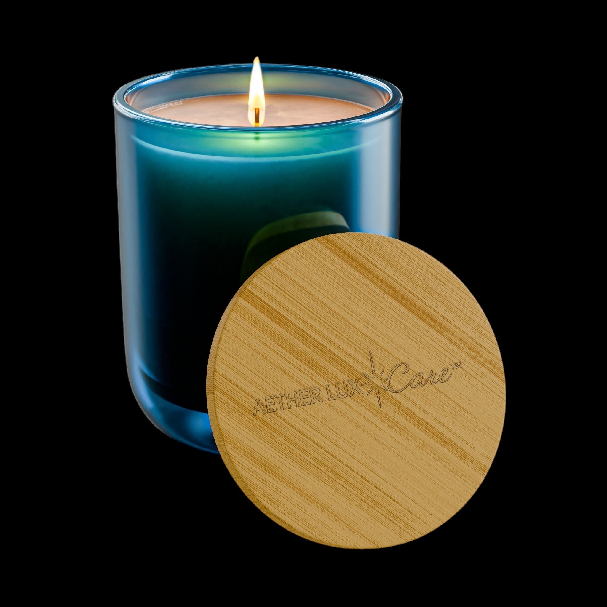 Engraved 14oz Soy Candle — Aether Lux Care Scented Candle (Custom Engraving) by Printify