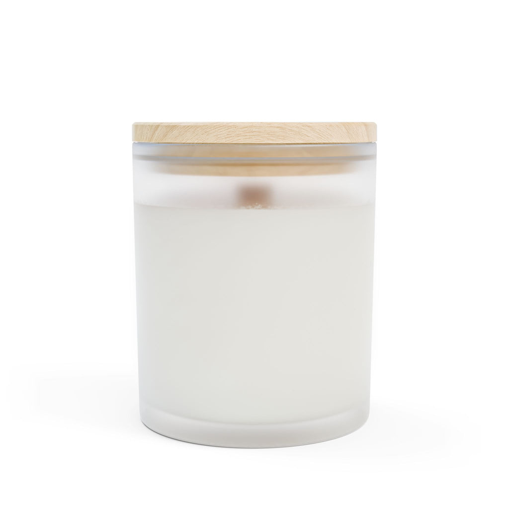 Mango Coconut Frosted Glass Candle, 11oz