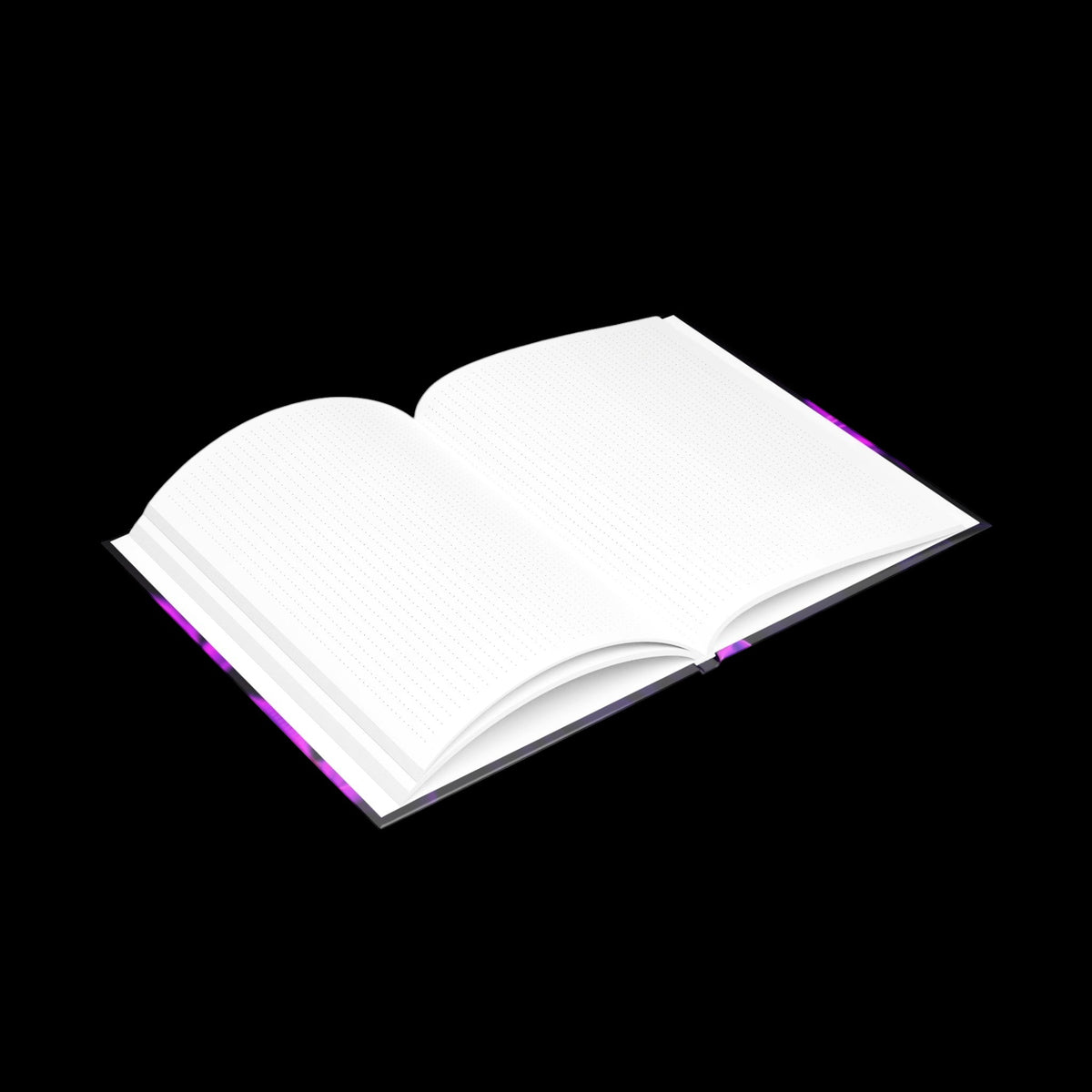 Royal Aura: Dark Flowers Hardcover Notebook with Puffy Covers - AetherLux.Shop