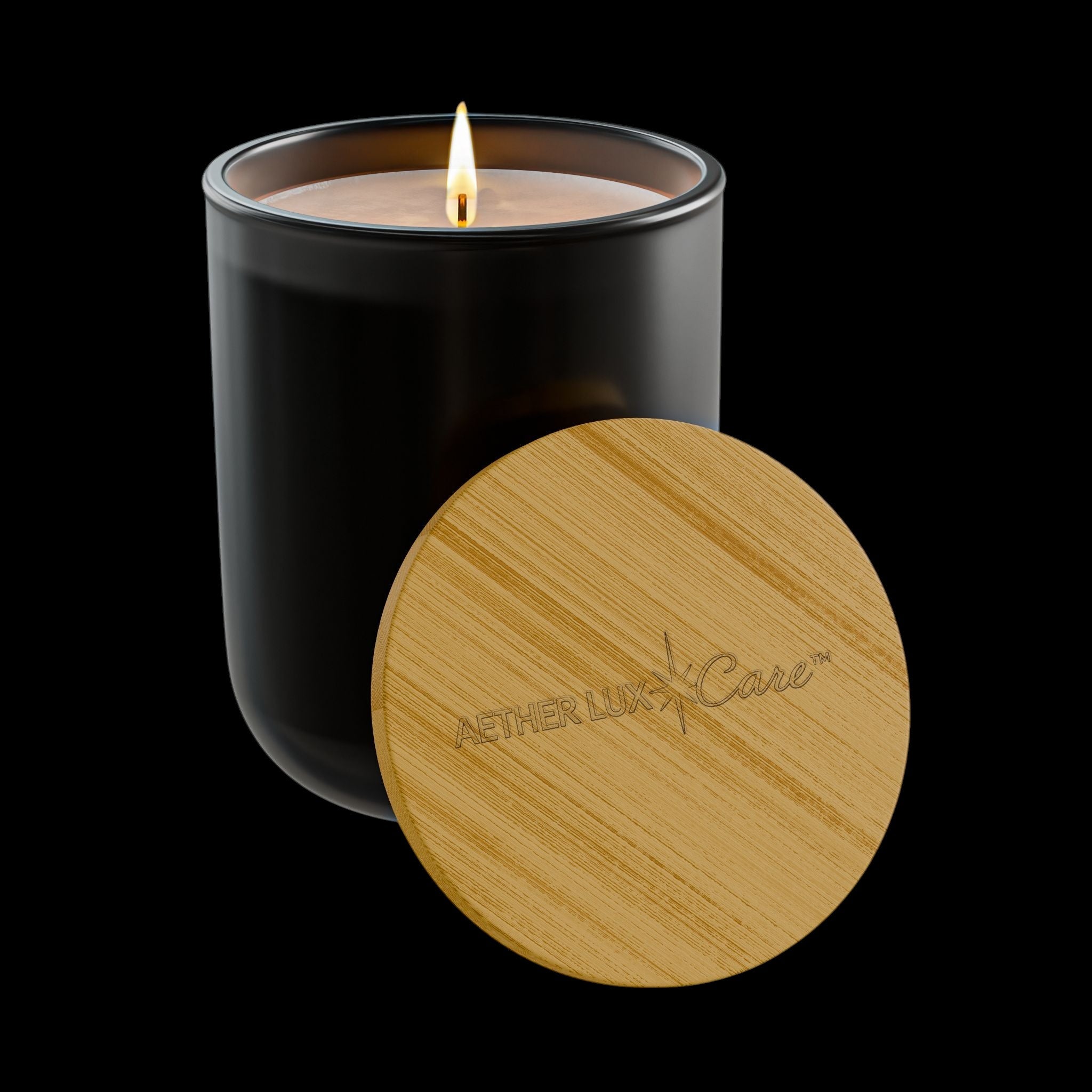 Engraved 14oz Soy Candle — Aether Lux Care Scented Candle (Custom Engraving) by Printify