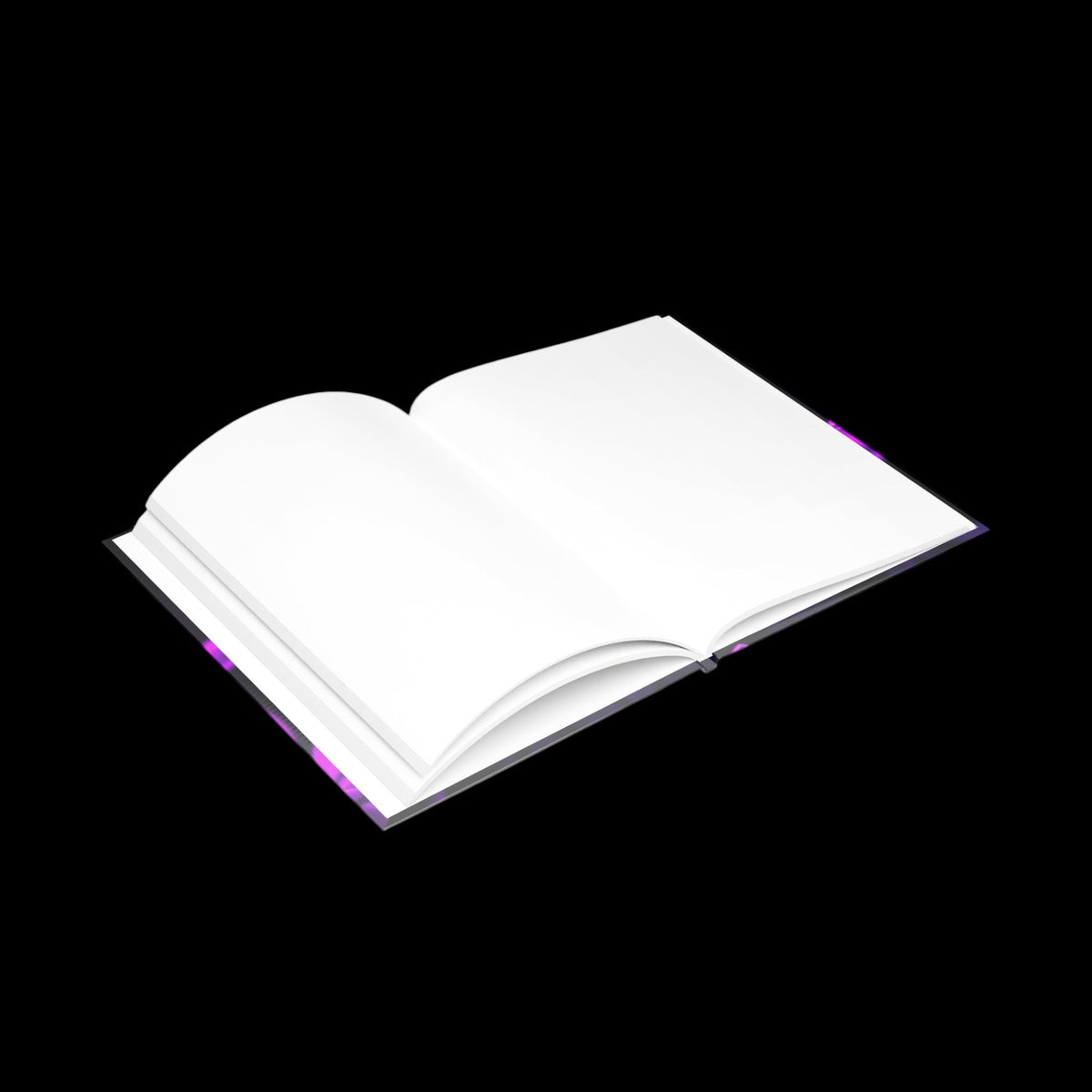 Royal Aura: Dark Flowers Hardcover Notebook with Puffy Covers - AetherLux.Shop
