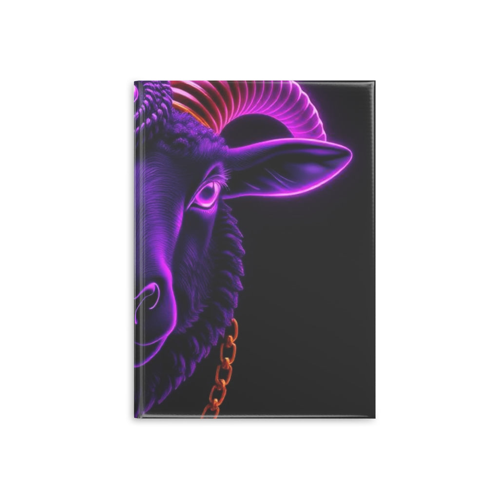 Royal Aura: Black Sheep Hardcover Notebook with Puffy Covers by Printify