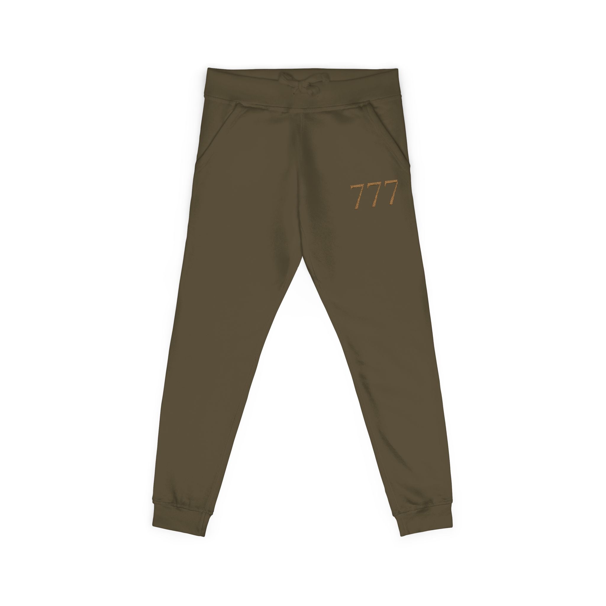 777 Fleece Sweatpants — Army Green