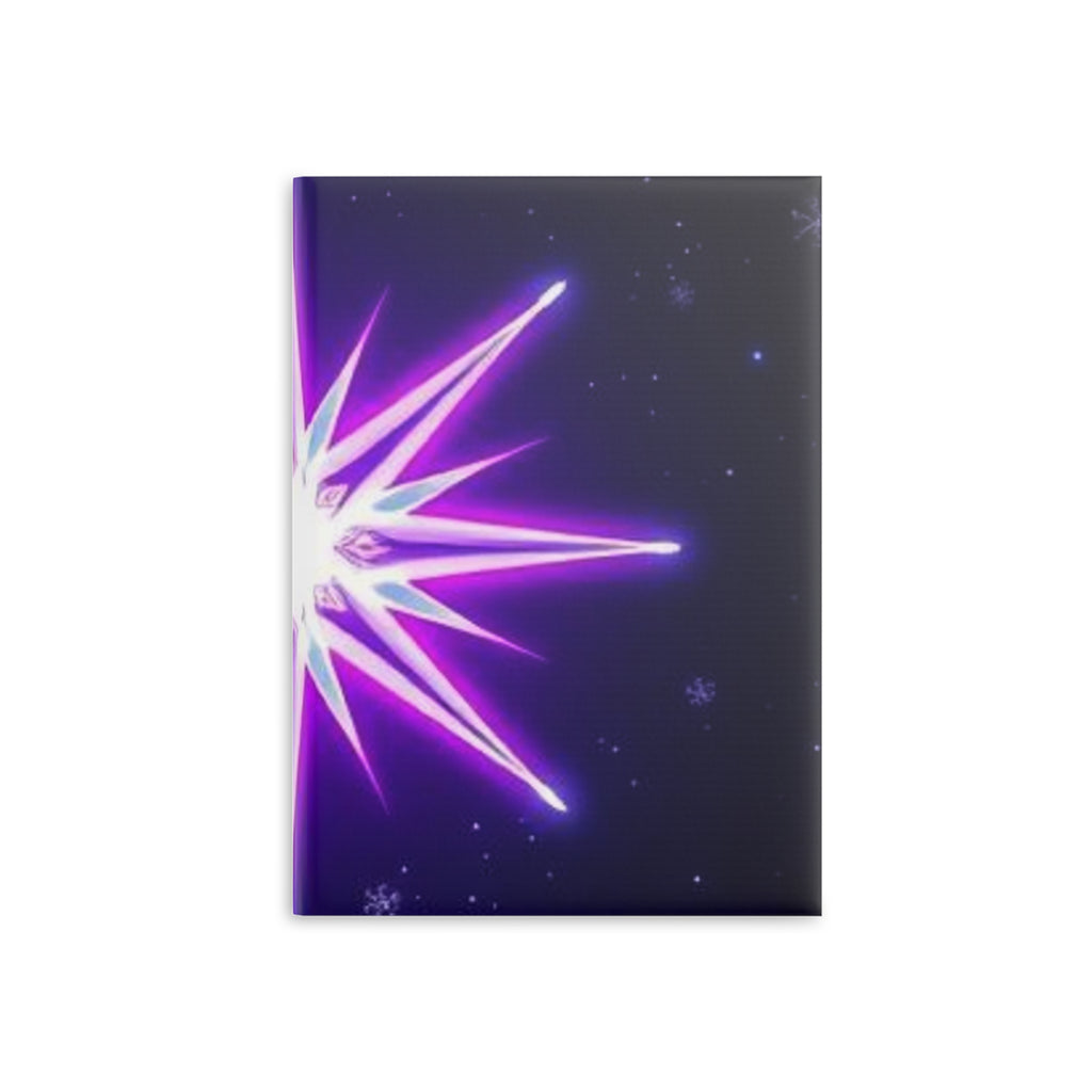 Royal Aura: Yule Star Glow Hardcover Notebook with Puffy Covers