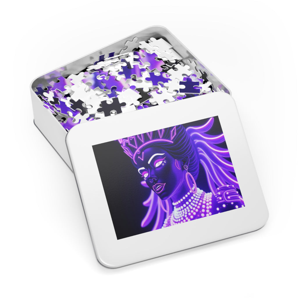 Thee Empress Jigsaw Puzzle with Tin