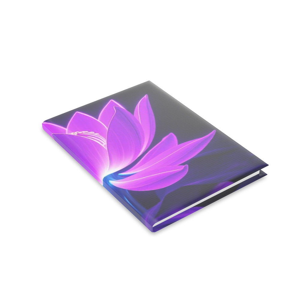Royal Aura: Lotus Flower Hardcover Notebook with Puffy Covers