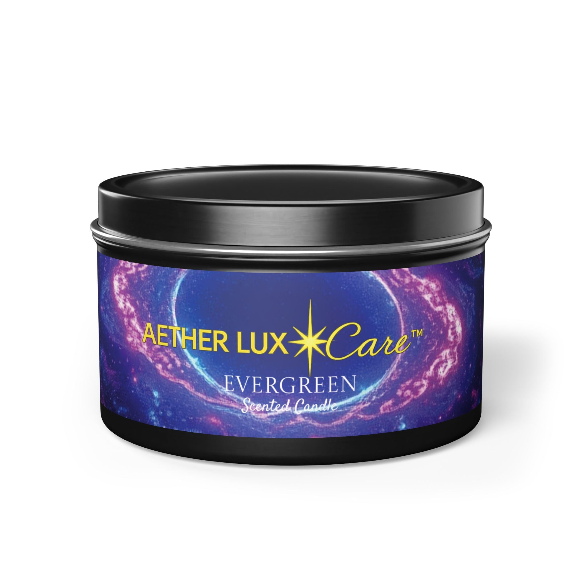 Evergreen Tin Candles