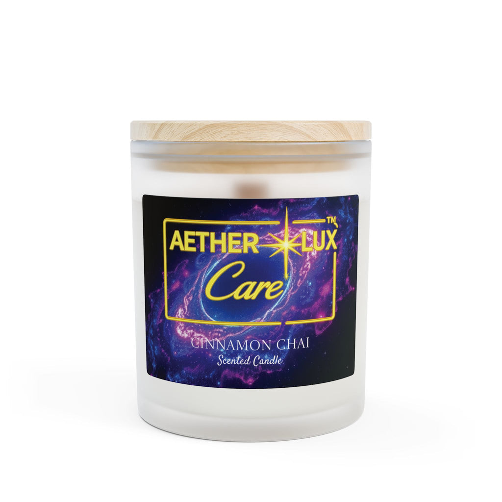 Cinnamon Chai Frosted Glass Candle, 11oz