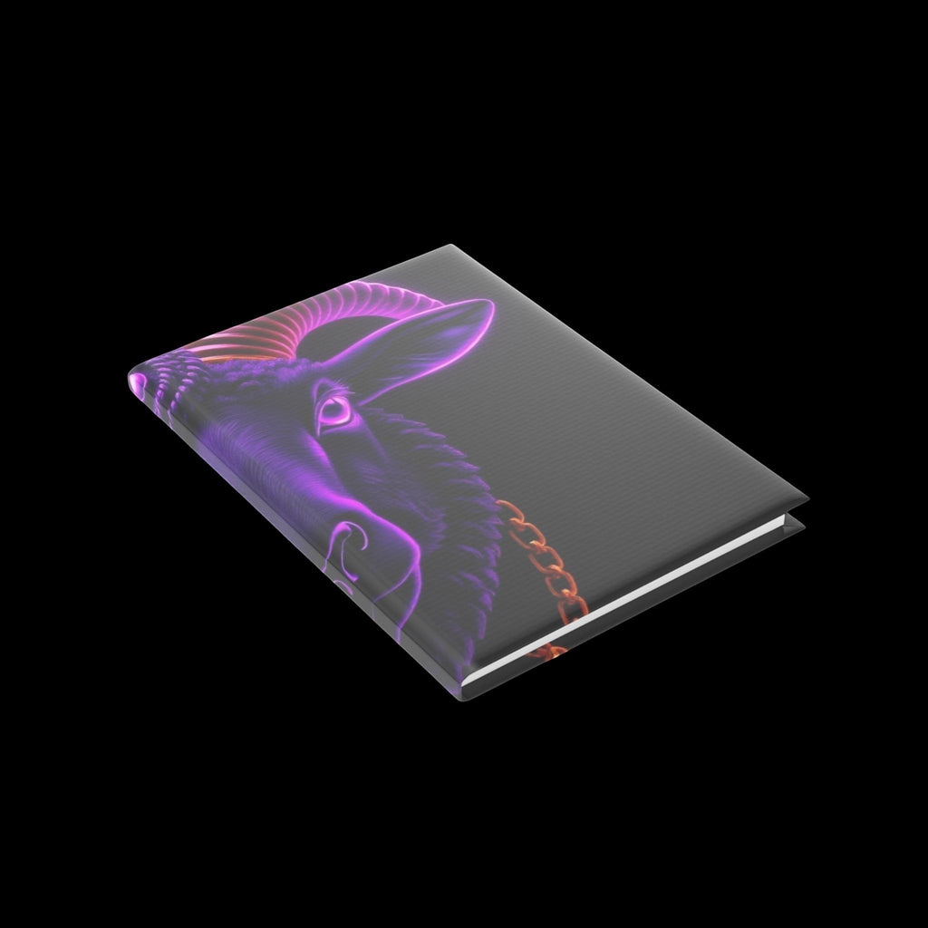 Royal Aura: Black Sheep Hardcover Notebook with Puffy Covers by Printify