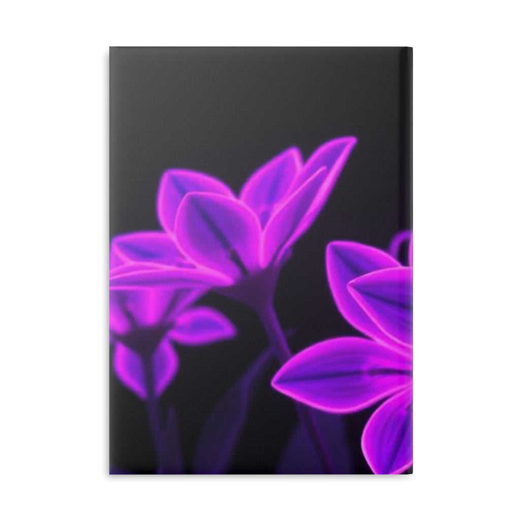 Royal Aura: Dark Flowers Hardcover Notebook with Puffy Covers