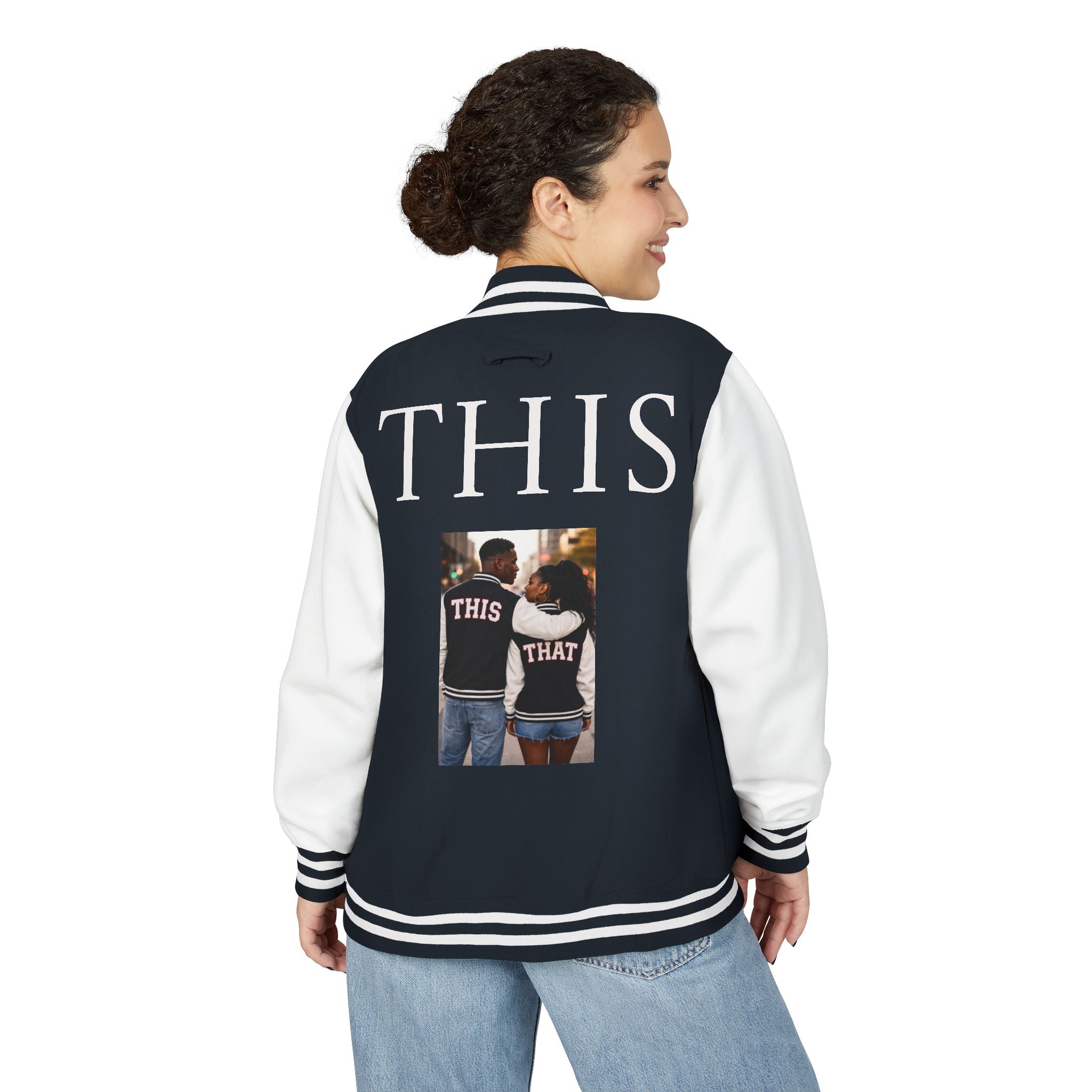 "This" Couple's Letterman Jacket