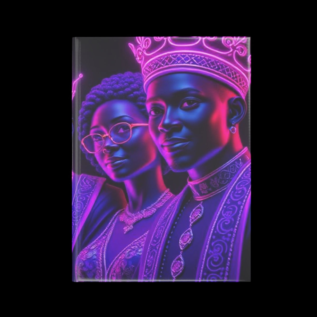 Royal Aura: Royal Family Hardcover Notebook with Puffy Covers - AetherLux.Shop