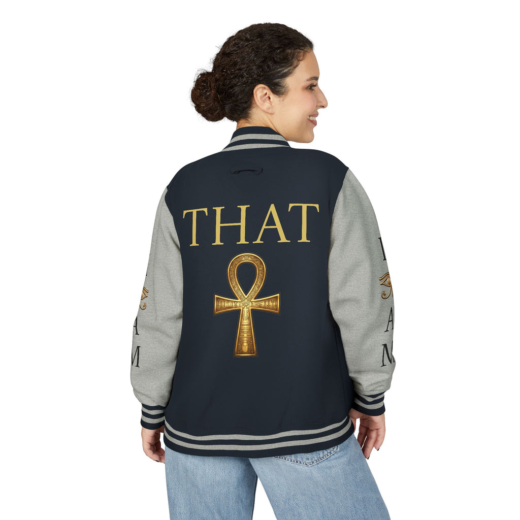 I Am That I Am Ankh Letterman Jacket