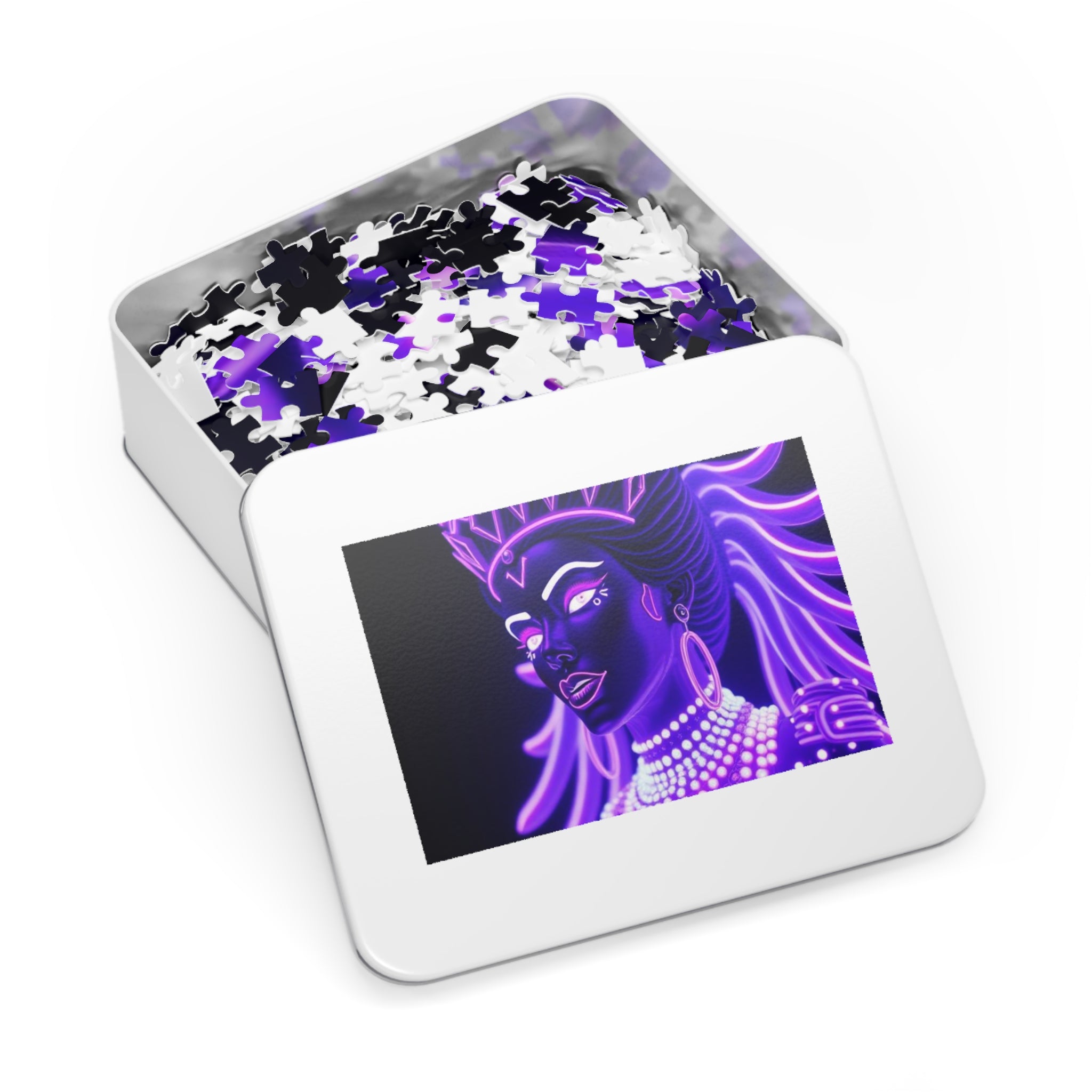 Thee Empress Jigsaw Puzzle with Tin