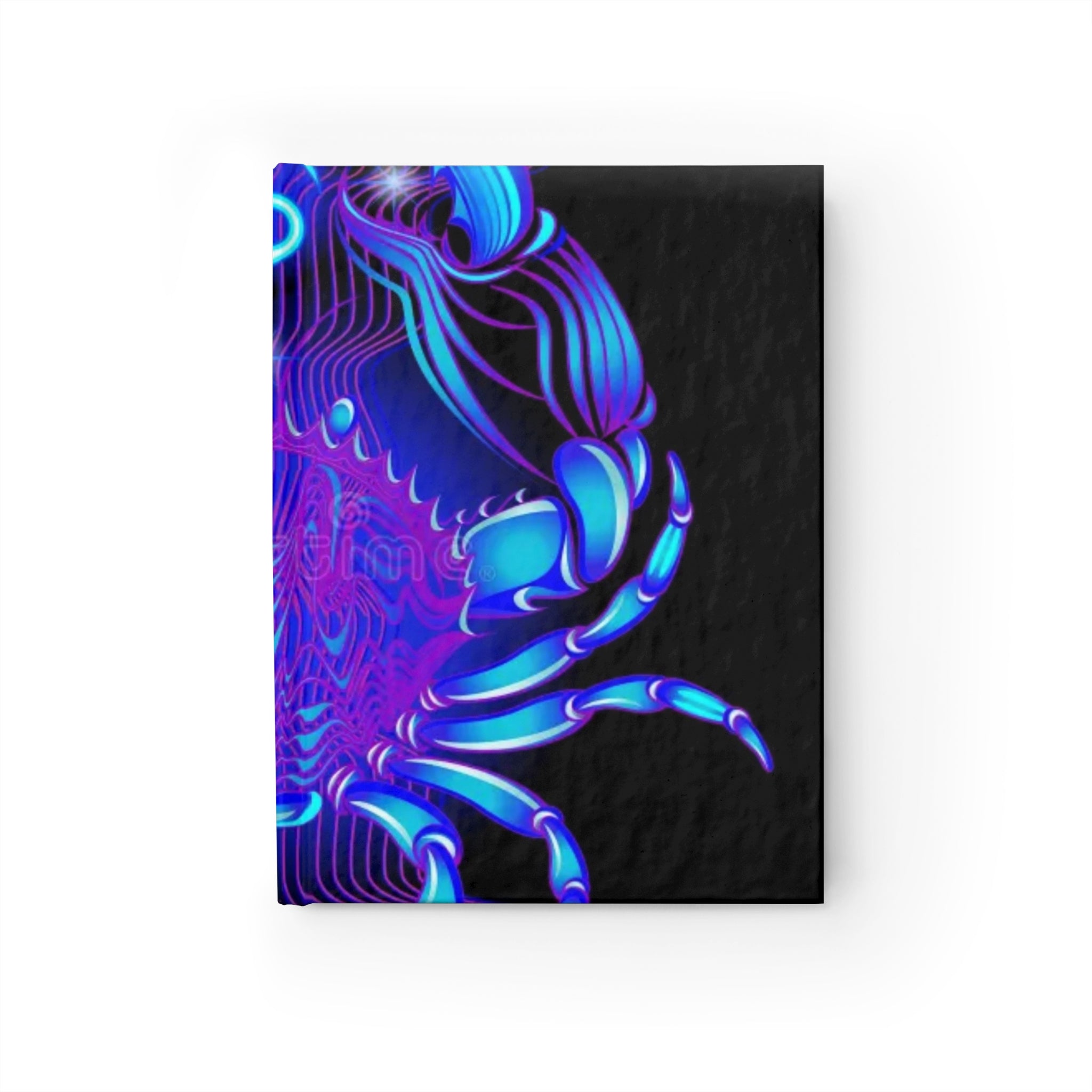 Bleu Aura: Cancer Hard Cover Journal - Ruled Line