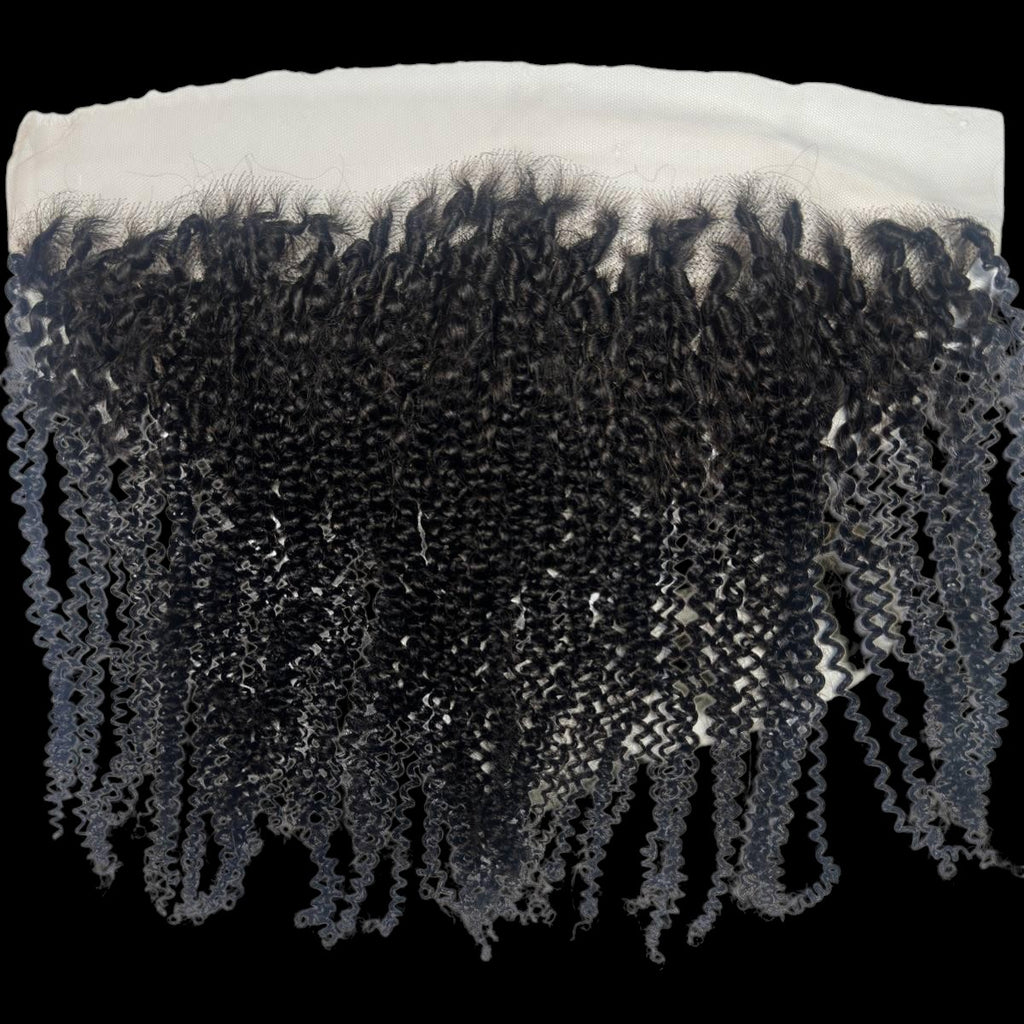 Afro Kinky 13x4 HD Lace Human Hair Frontal by Private Label