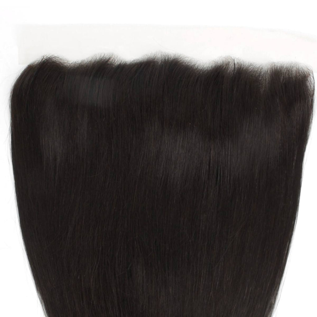Malaysian Straight 13x4 Transparent Lace Human Hair Frontal by Private Label