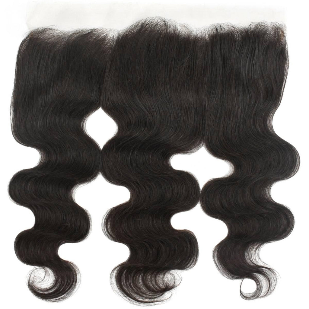 Brazilian Body Wave 13x4 HD Lace Human Hair Frontal by Private Label