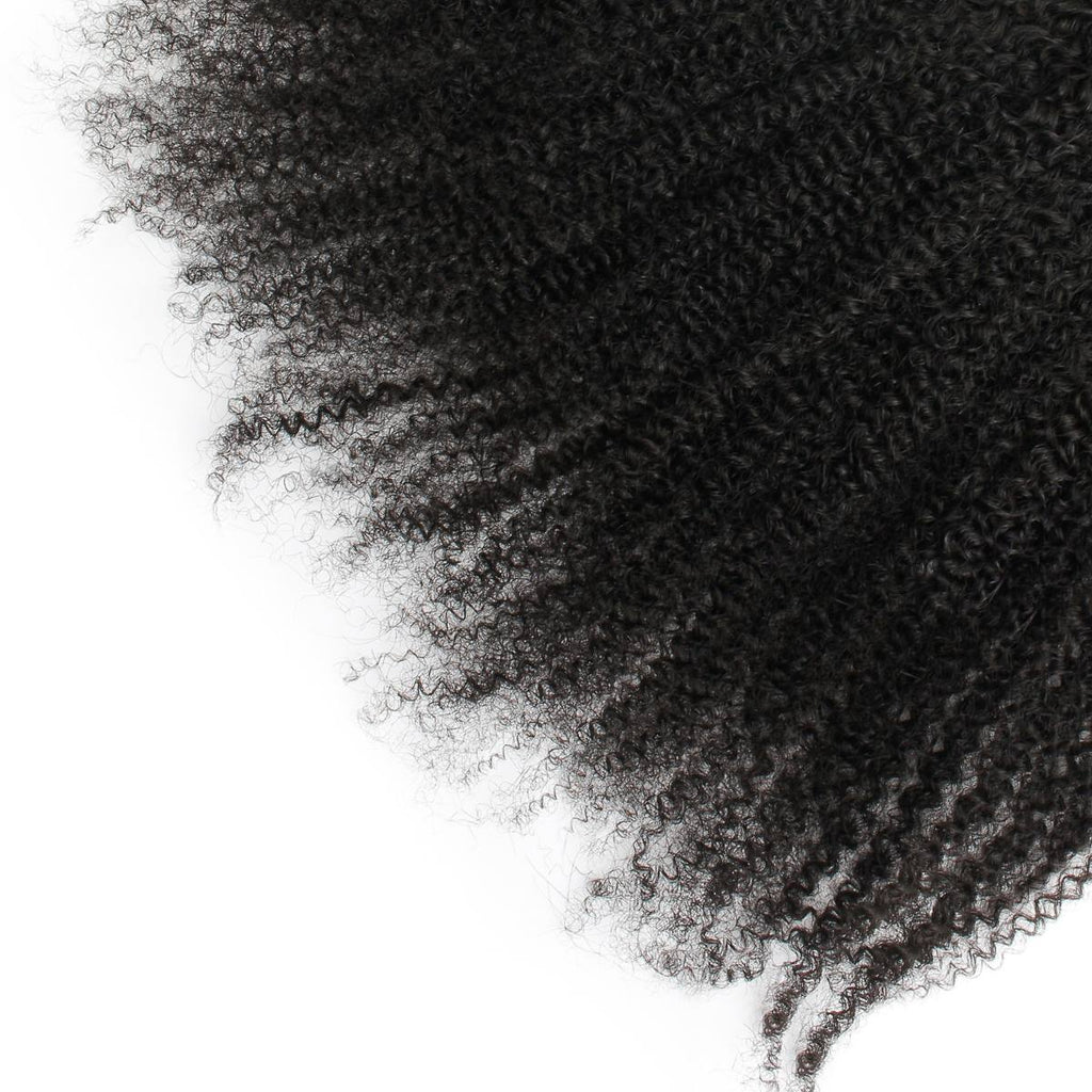 Afro Kinky 13x6 HD Lace Human Hair Frontal by Private Label