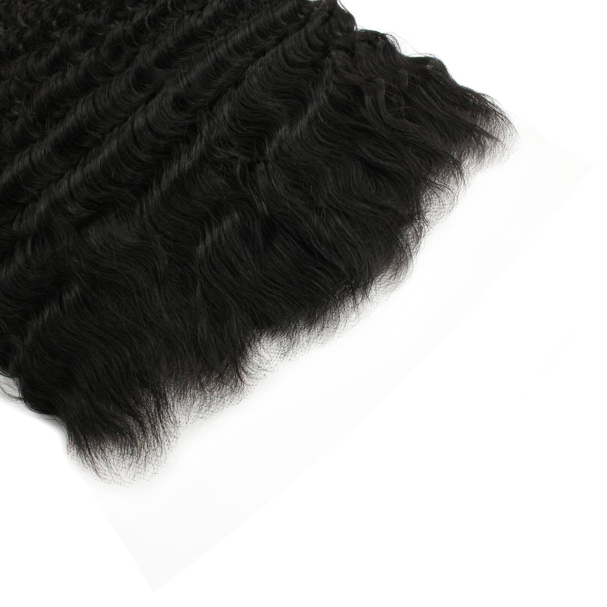 Deep Wave 13x6 HD Lace Human Hair Frontal by Private Label