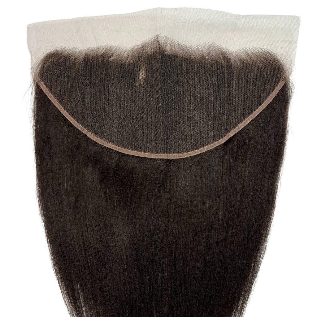 Yaki Straight 13x6 HD Lace Human Hair Frontal by Private Label