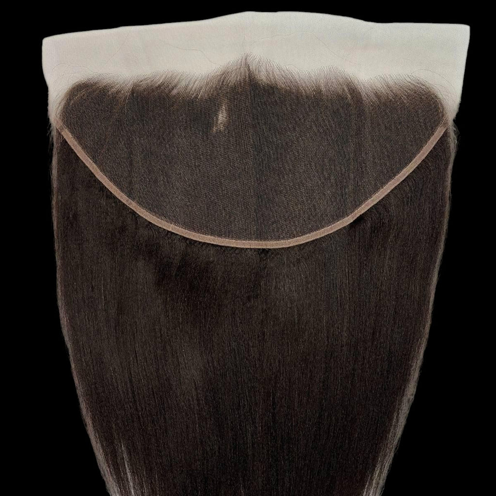 Yaki Straight 13x6 HD Lace Human Hair Frontal by Private Label