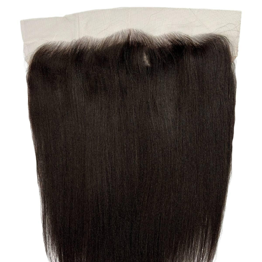 Yaki Straight 13x6 HD Lace Human Hair Frontal by Private Label
