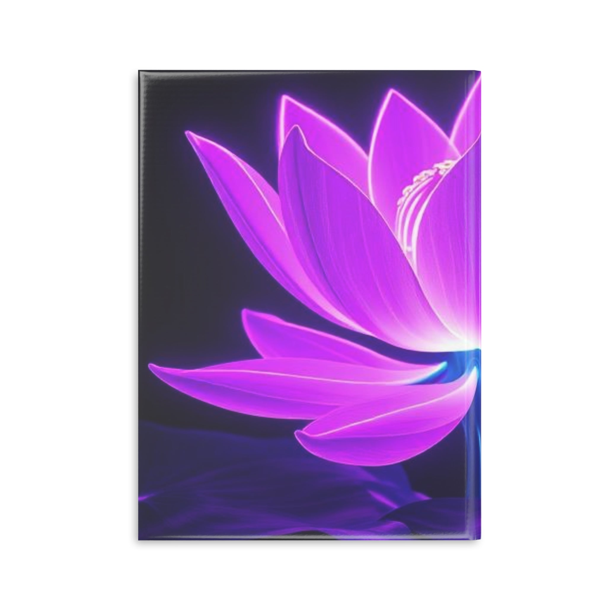 Royal Aura: Lotus Flower Hardcover Notebook with Puffy Covers