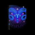Bleu Aura: Leo Spiral Notebook - Ruled Line by Printify