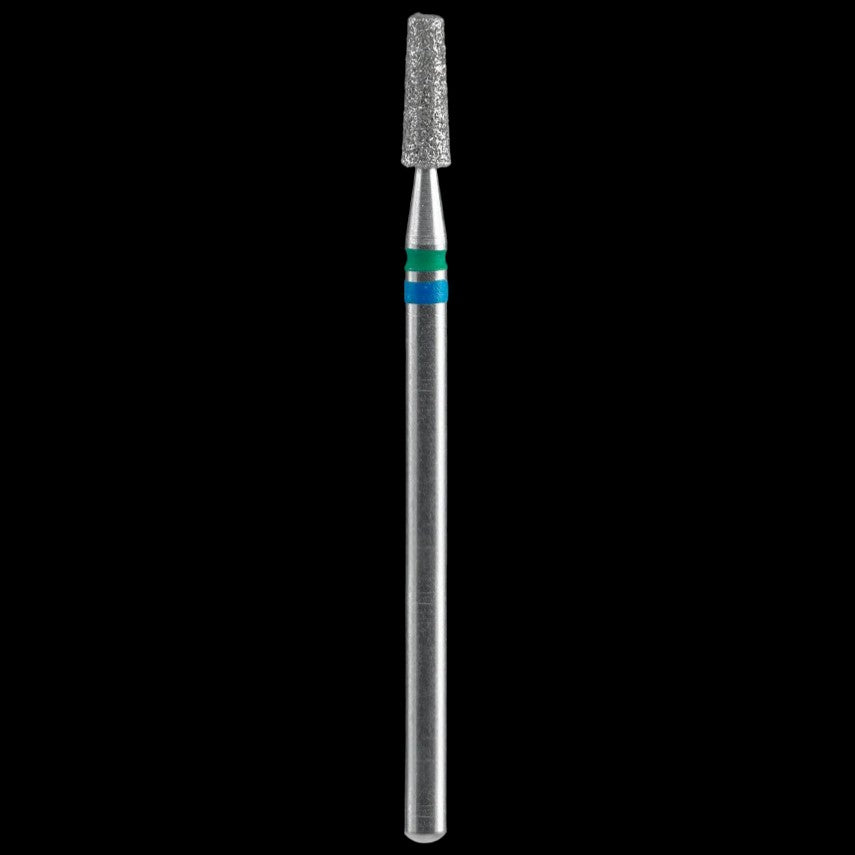 DIAMOND NAIL DRILL BIT, "DUO CONE", BLUE-GREEN, HEAD DIAMETER 2,5/8MM (FA70BG025/8) - STALEKS™ by kvadrat store