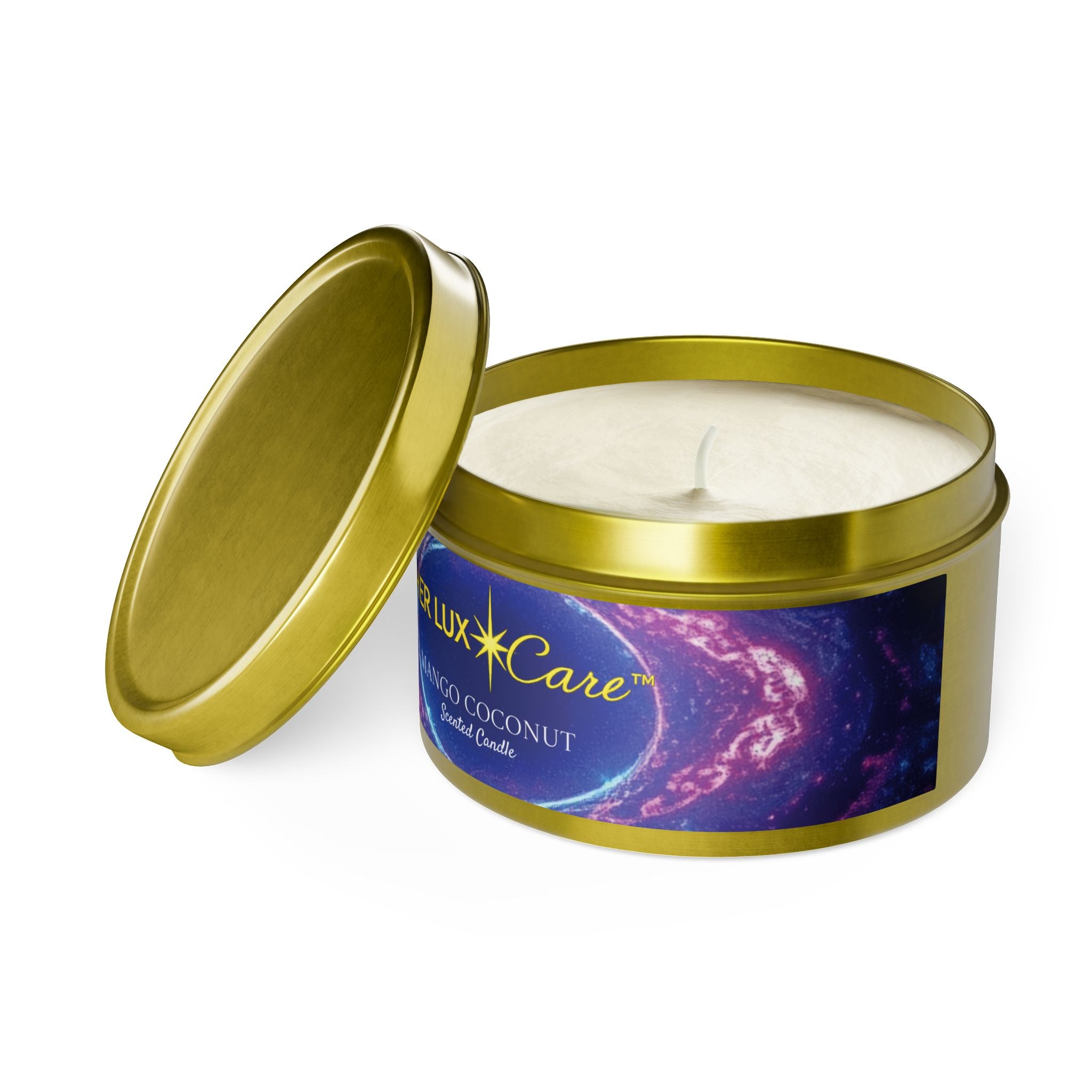 Mango Coconut Tin Candles