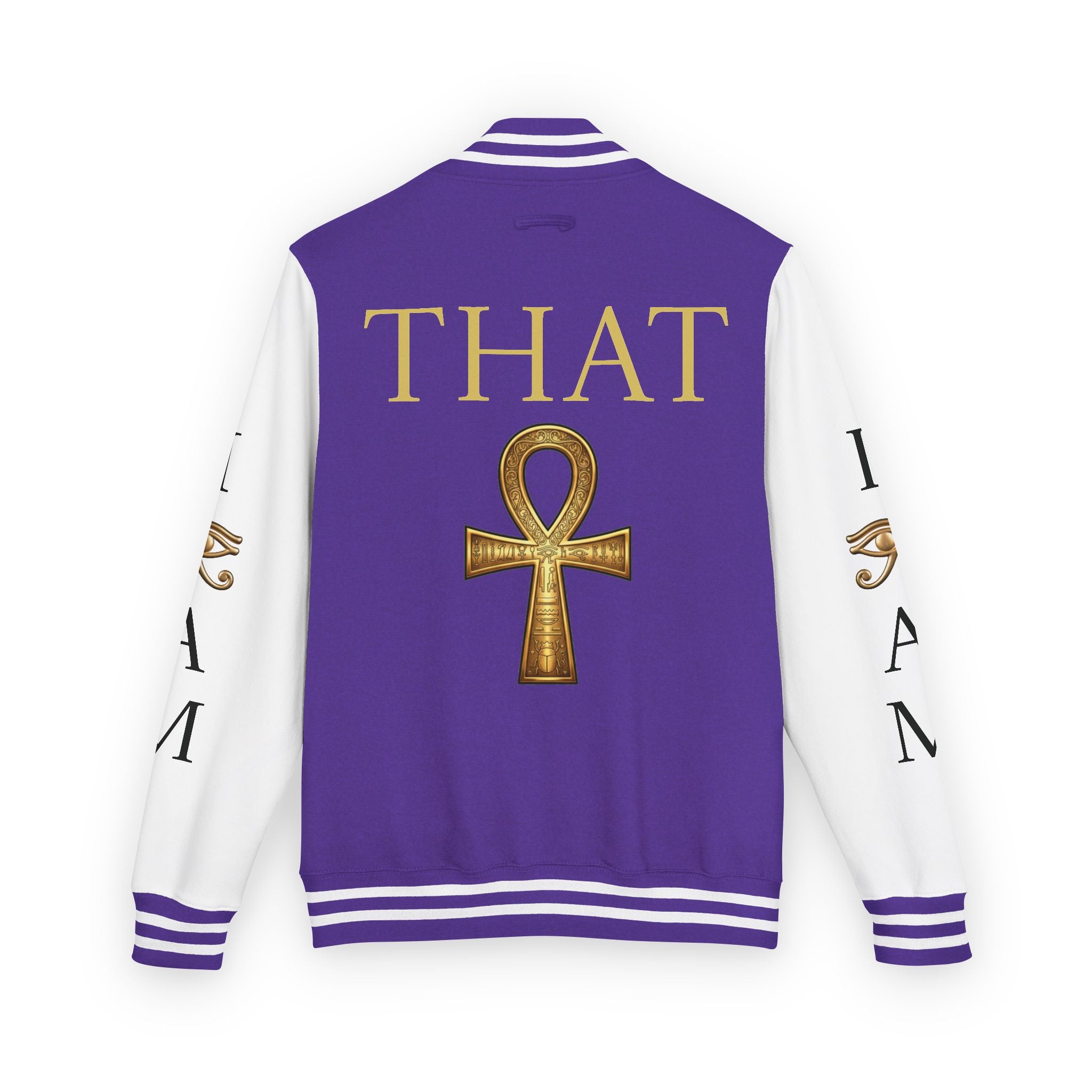 I Am That I Am Ankh Letterman Jacket