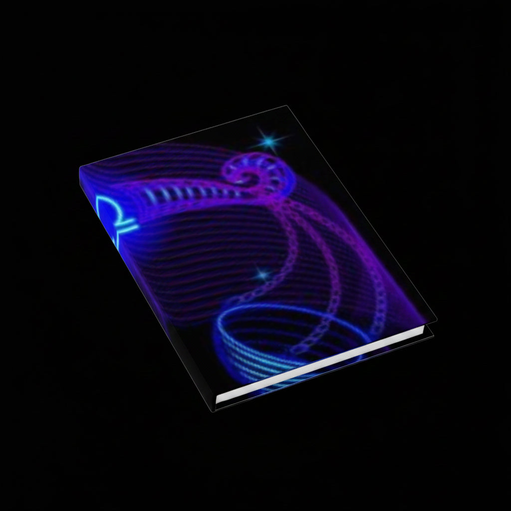 Bleu Aura: Libra Hard CoverJournal - Ruled Line - AetherLux.Shop