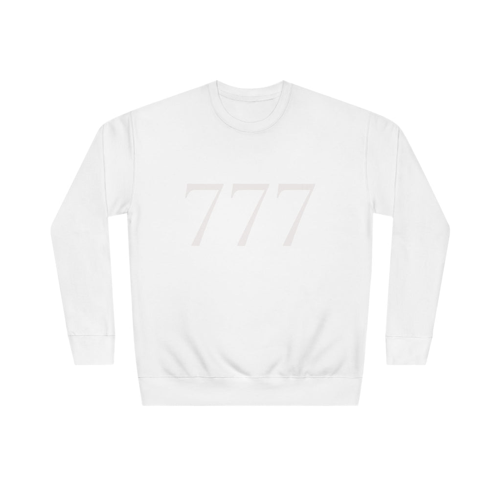 777 Crewneck Sweatshirt — White