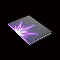 Royal Aura: Yule Star Glow Hardcover Notebook with Puffy Covers by Printify