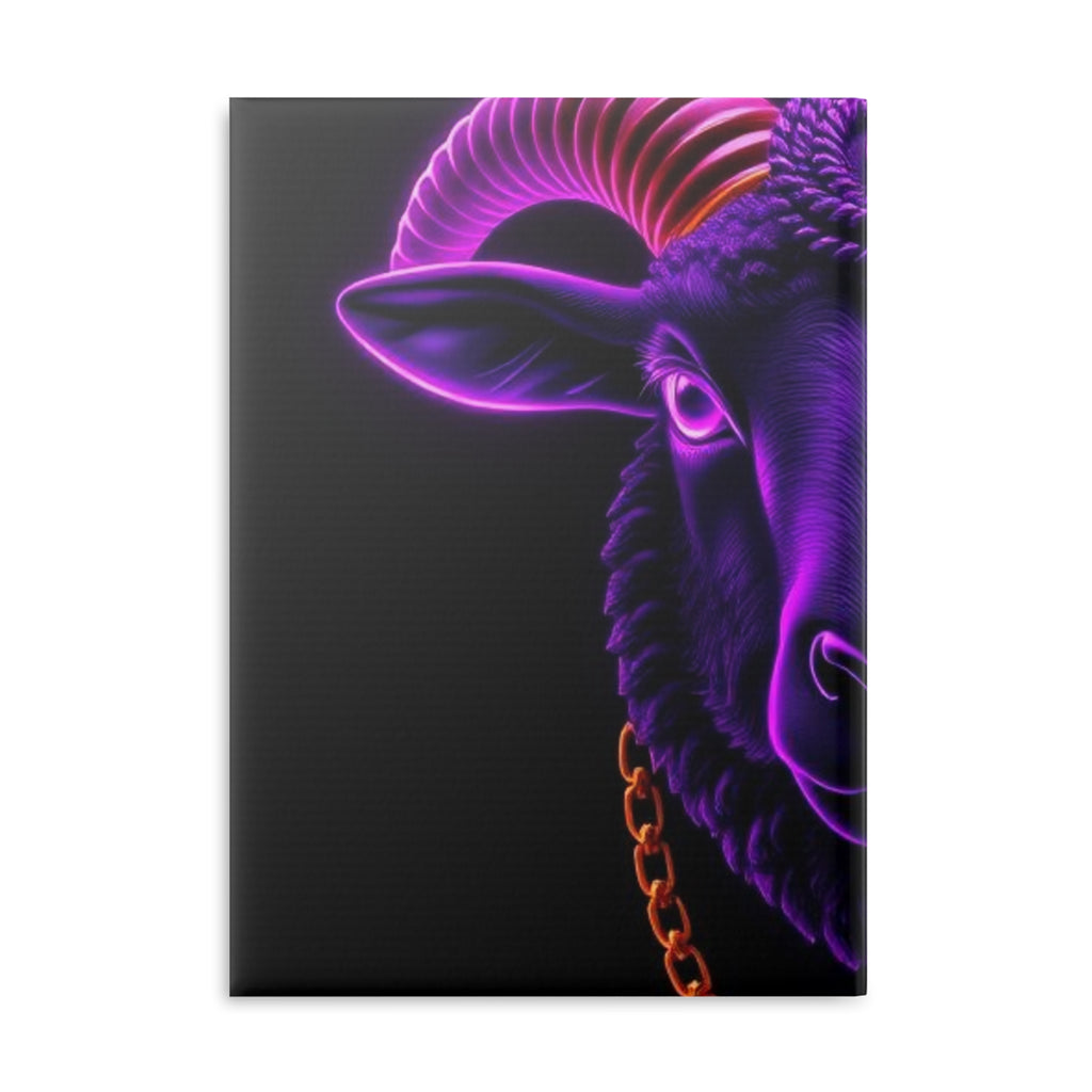 Royal Aura: Black Sheep Hardcover Notebook with Puffy Covers by Printify