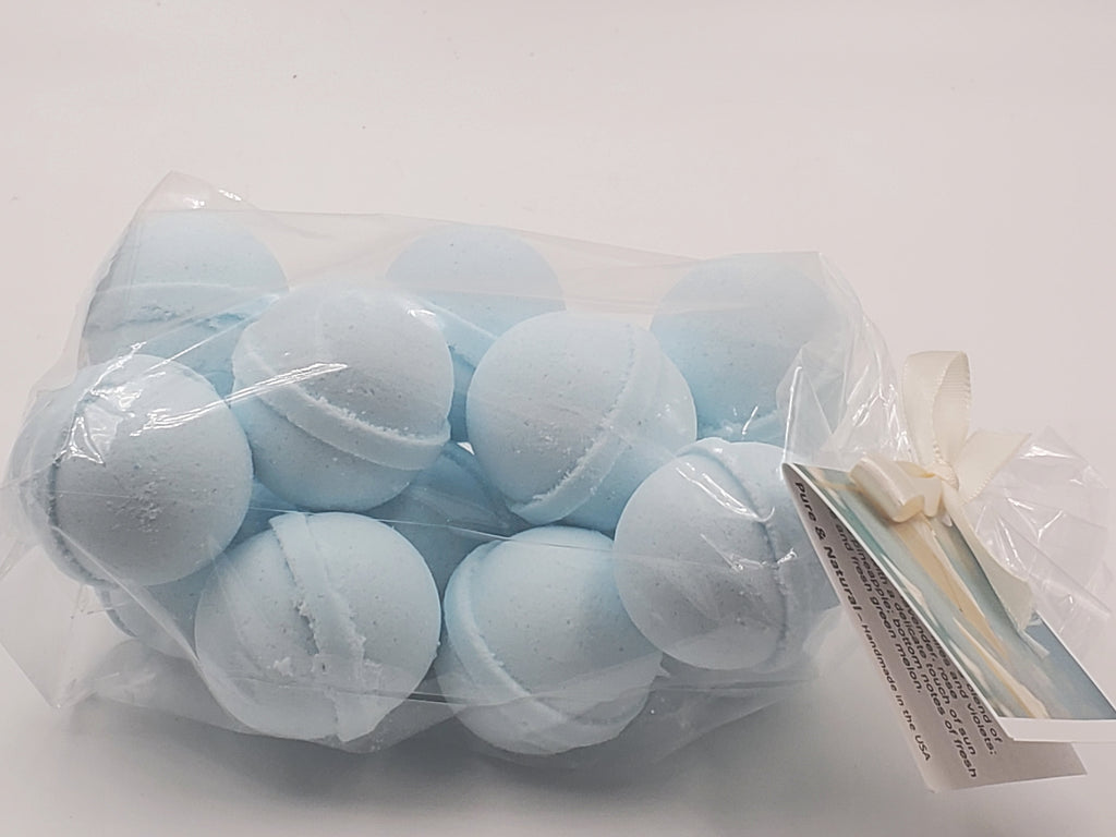 14 bath bombs Cool Water (Davidoff Type) great for dry skin, ultra-moisturizing by Spa Pure