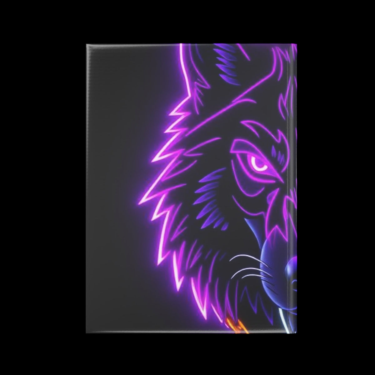 Royal Aura: Lone Wolf Hardcover Notebook with Puffy Covers - AetherLux.Shop